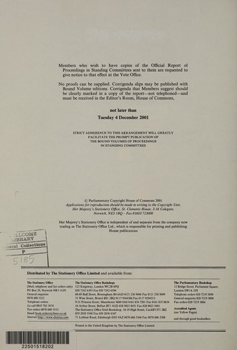 National Health Service reform and health care professions bill