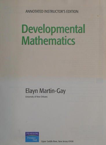 Developmental mathematics