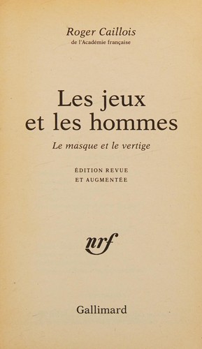 Les jeux et le hommes