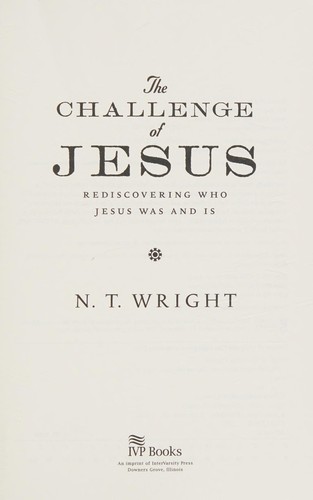 Challenge of Jesus