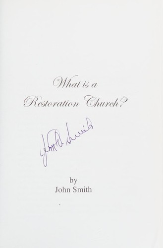 What is a Restoration church?