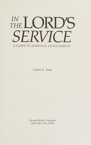 In the Lord's service