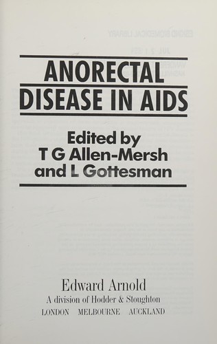 Anorectal Disease AIDS