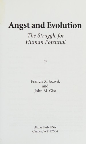 Angst and evolution