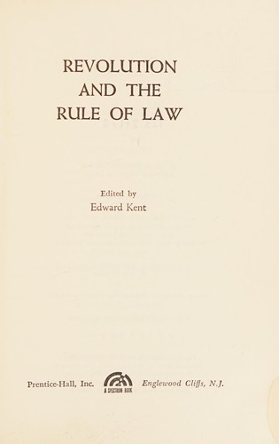 Revolution and the rule of law