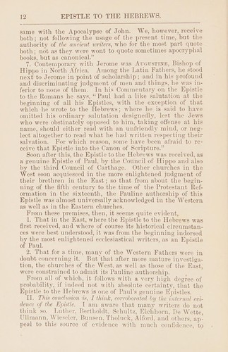 Epistle to the Hebrews