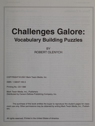 Challenges Galore
