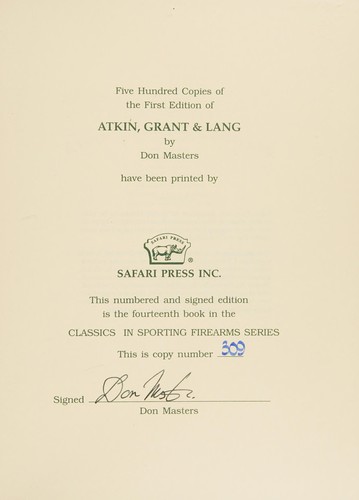 Atkin, Grant & Lang