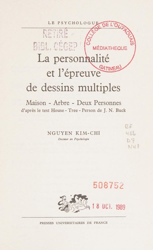 La personnalité et l'épreuve de dessins multiples