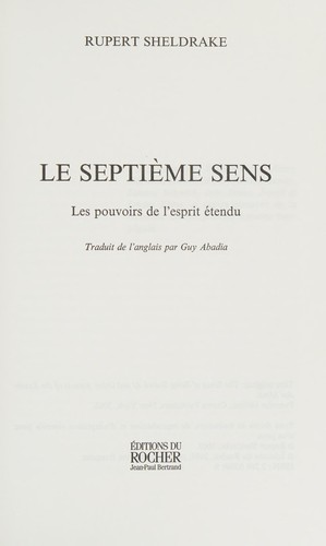 Le septième sens