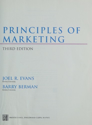 Principles of marketing