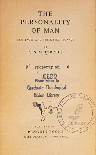 The personality of man