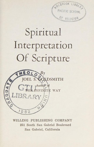 Spiritual interpretation of Scripture