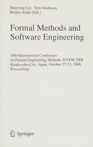 Formal methods and software engineering