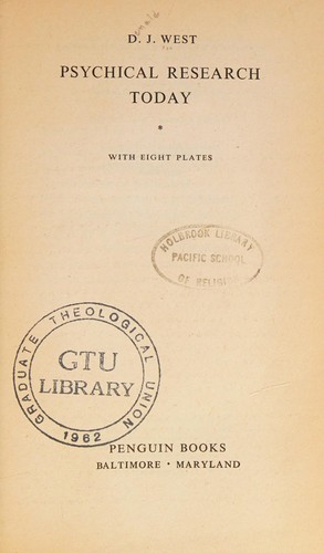 Psychical research today