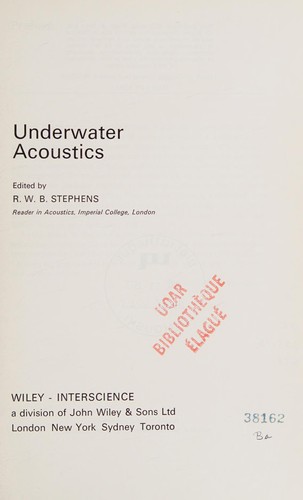 Underwater acoustics