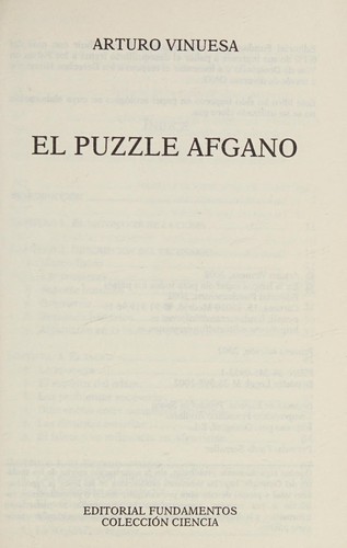 El puzzle afgano