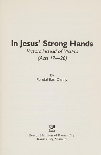 In Jesus' Strong Hands