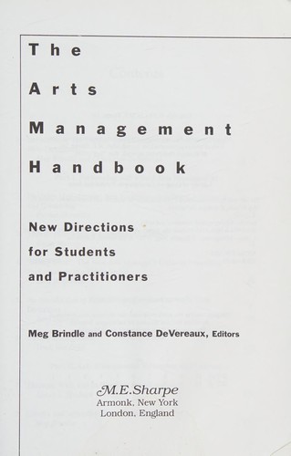 The arts management handbook