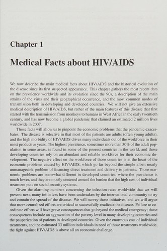 Economic challenges in the fight against HIV/AIDS