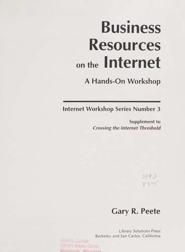 Business resources on the Internet
