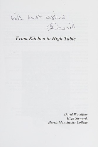 From Kitchen to High Table