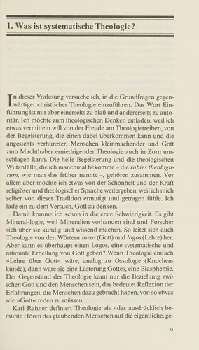 Gott denken