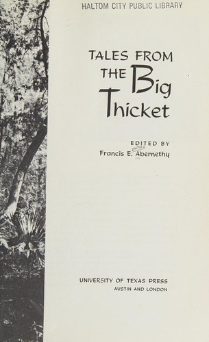 Tales of the Big Thicket