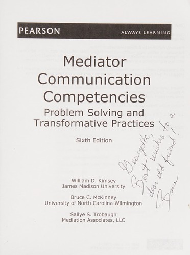Mediator Communication Competencies