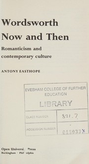 Wordsworth now and then
