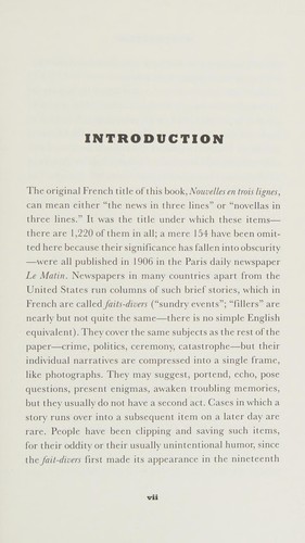 Novels in three lines