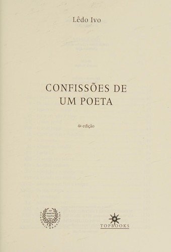 Confissões de um poeta