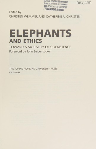 Elephants and ethics