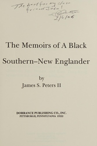 The Memoirs of a Black Southern-New Englander