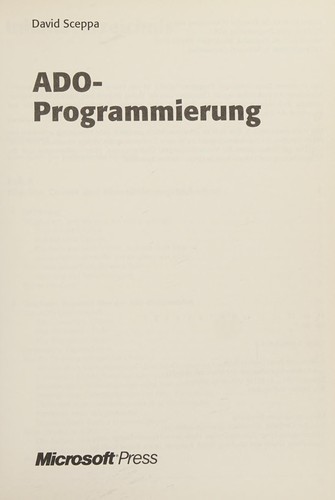ADO-Programmierung