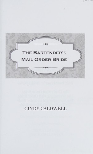 The bartender's mail-order bride