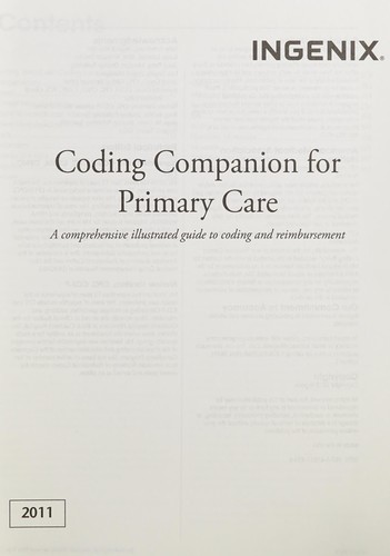 Coding companion for primary care 2011