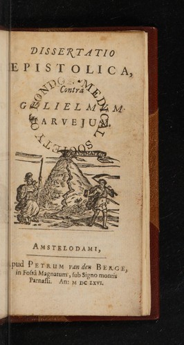 Dissertatio epistolica, contra Gulielmum Harveium