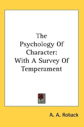 The psychology of character