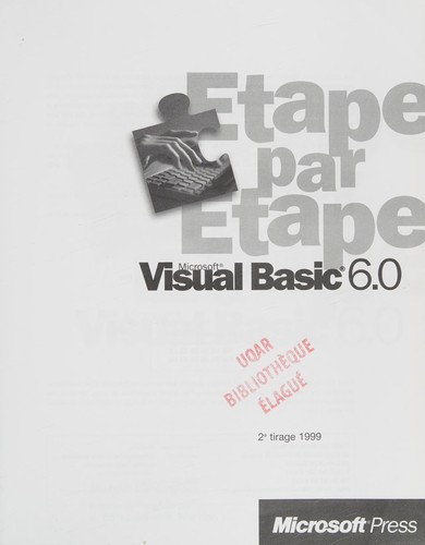 Etape par étape Microsoft Visual Basic 6.0