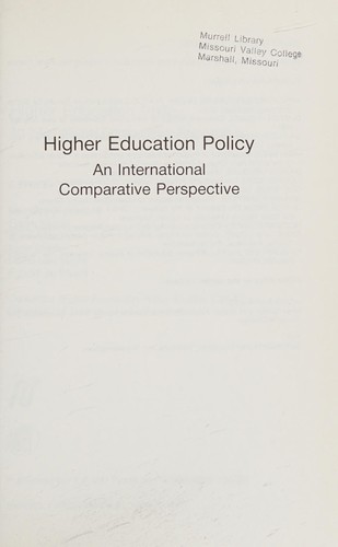 Higher education policy