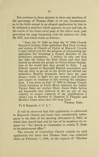 Determination by the executors of James B. Duke, deceased, of those entitled to participate in the distribution to be made under item VI of the last will and testament of said decedent and of the amounts they are, respectively, entitled to receive
