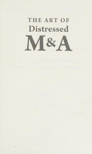 Art of distressed M&A investing