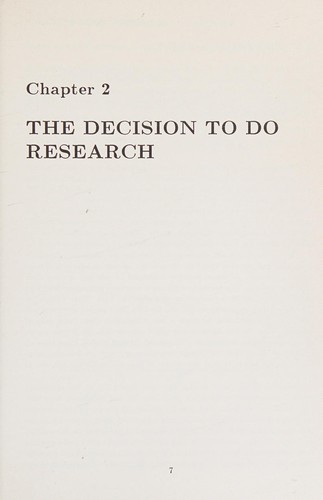 Marketing research
