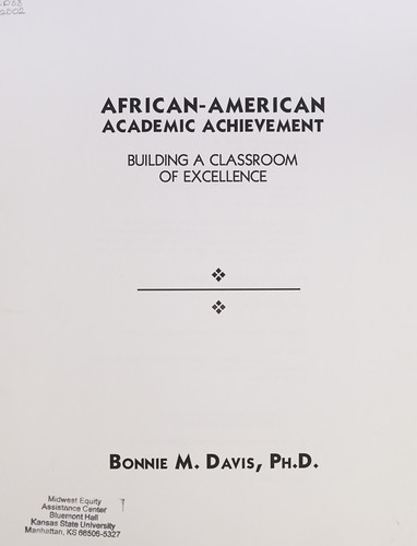 African-American academic achievement