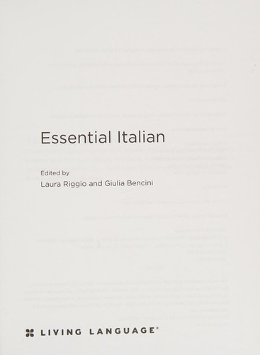 Essential Italian