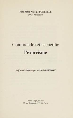 Comprendre et accueillir l'exorcisme
