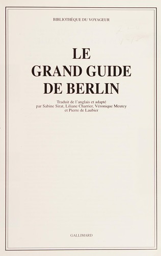 Le grand guide de Berlin