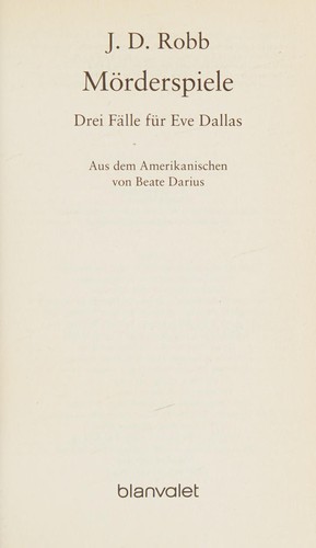 Mörderspiele