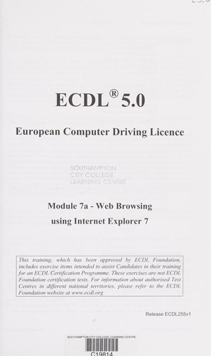 ECDL 5.0 module